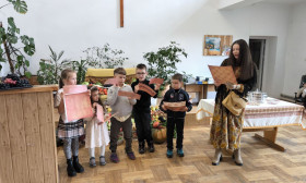 children performing a skit
